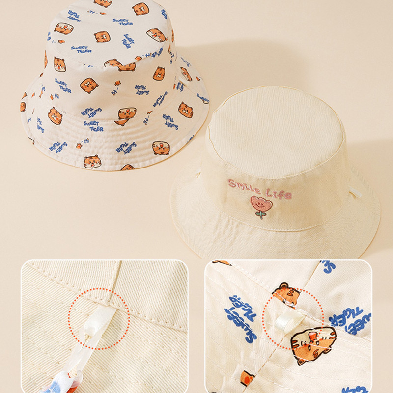 Letter Embroidered Baby Bucket - Bucket Hat Cotton のレビューと価格