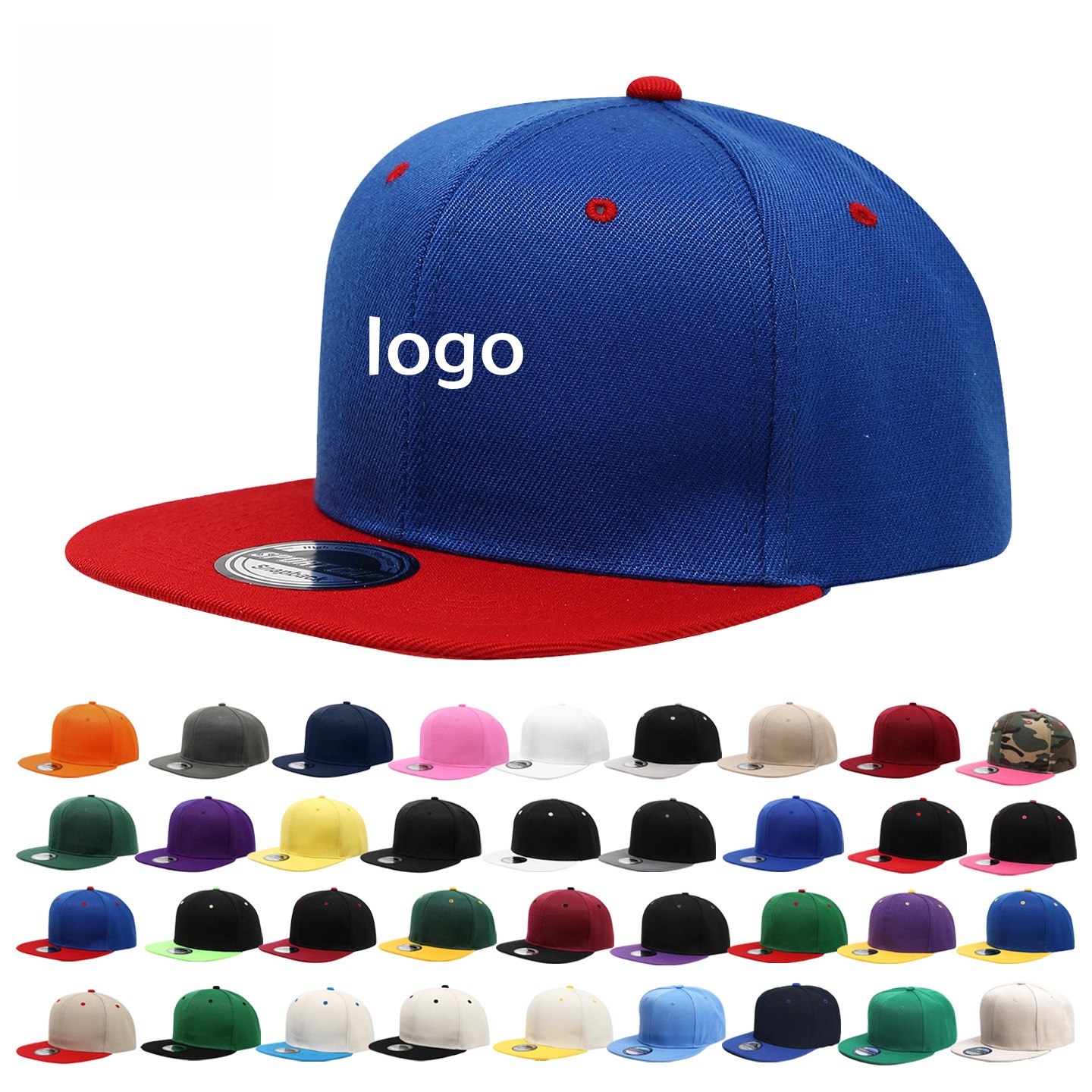 Custom Logo Snapback Caps Men  - Snapback Hat Flat のレビューと価格