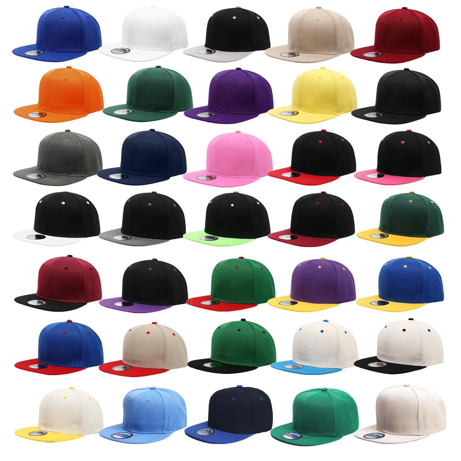 Custom Logo Snapback Caps Men  - Snapback Hat Flat のレビューと価格