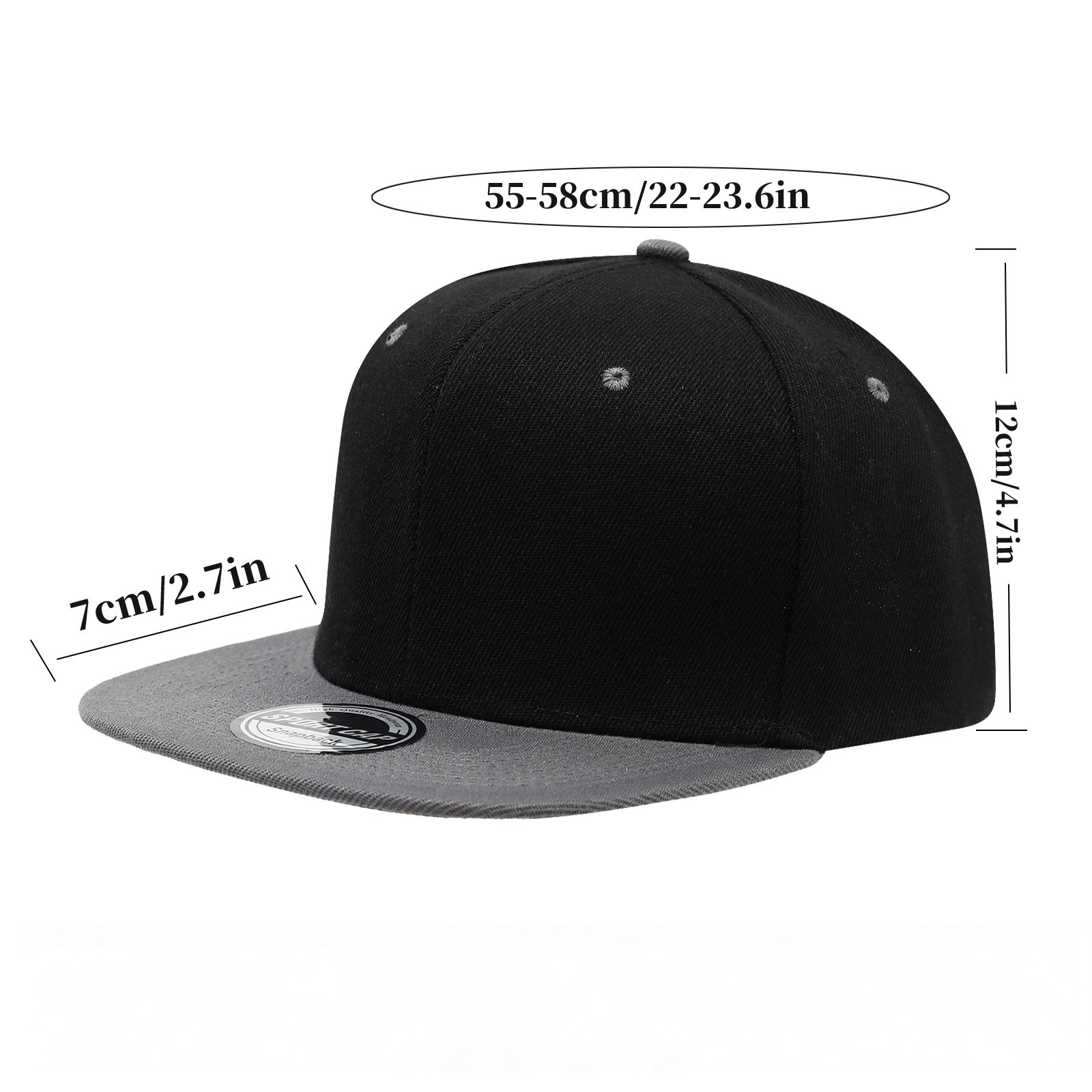 Custom Logo Snapback Caps Men  - Snapback Hat Flat のレビューと価格