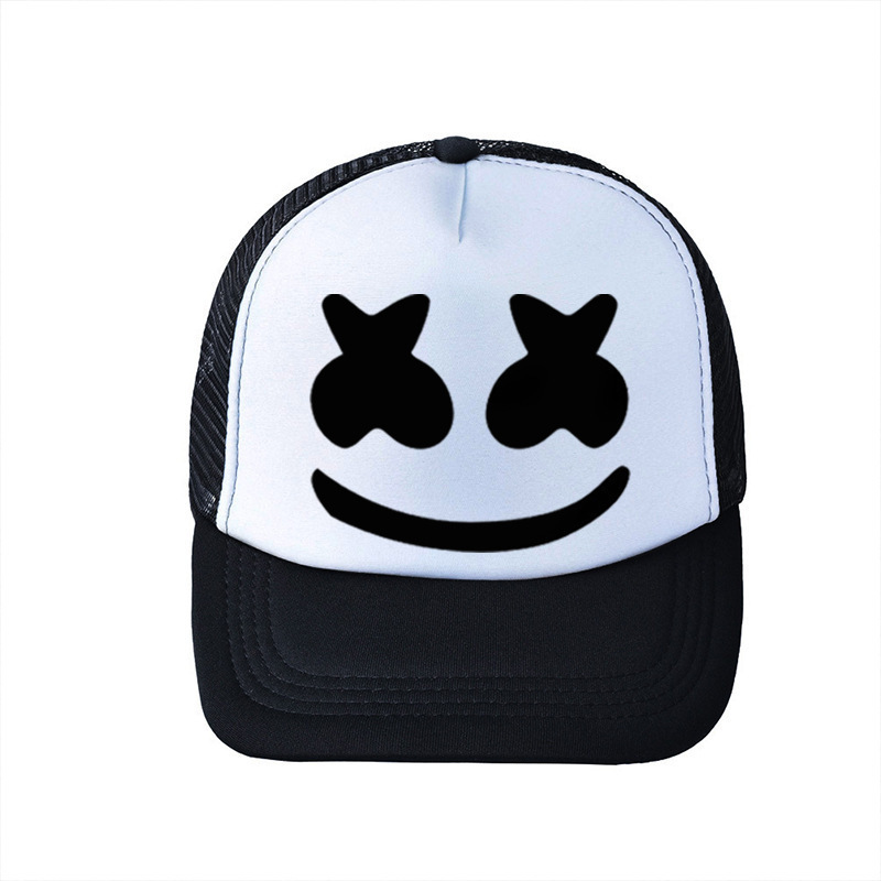 DJ Hip Pop Hat Marshmello Cosp - Trucker Cap Mesh のレビューと価格