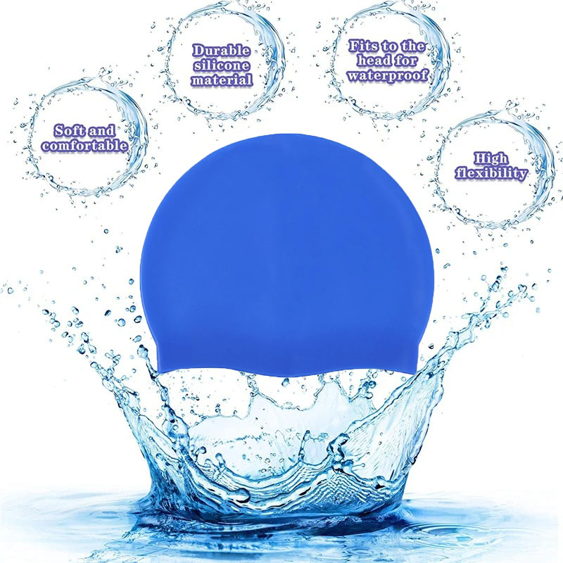 Waterproof Silicone Swim Caps  - Swim Hat Silicone のレビューと価格