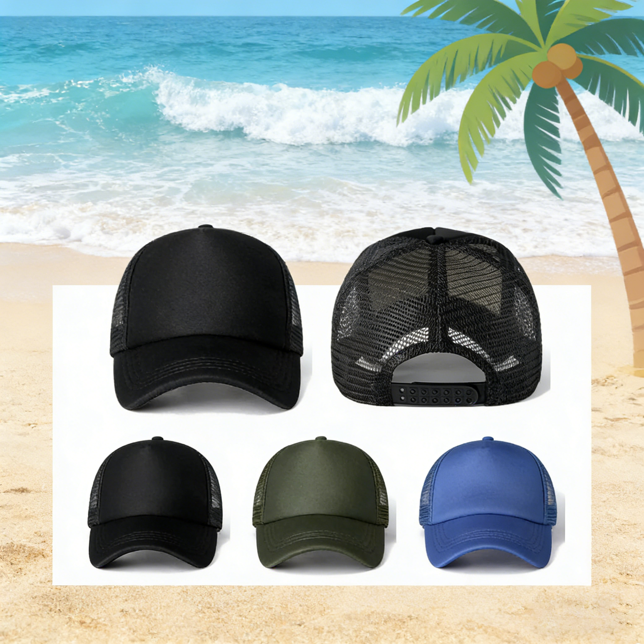 2026New model Unisex Cap Casua - Trucker Cap Mesh のレビューと価格