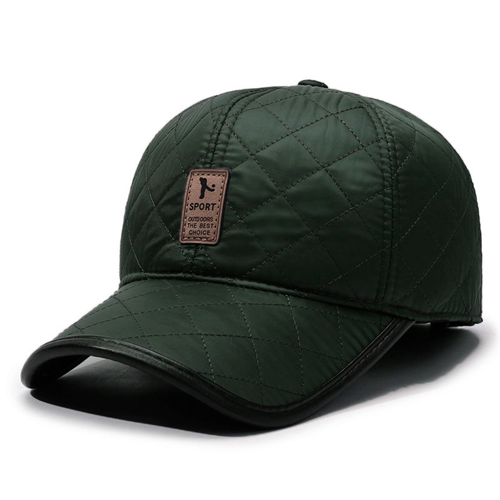 Winter Men PU Baseball Cap War - Winter Trapper Hat のレビューと価格