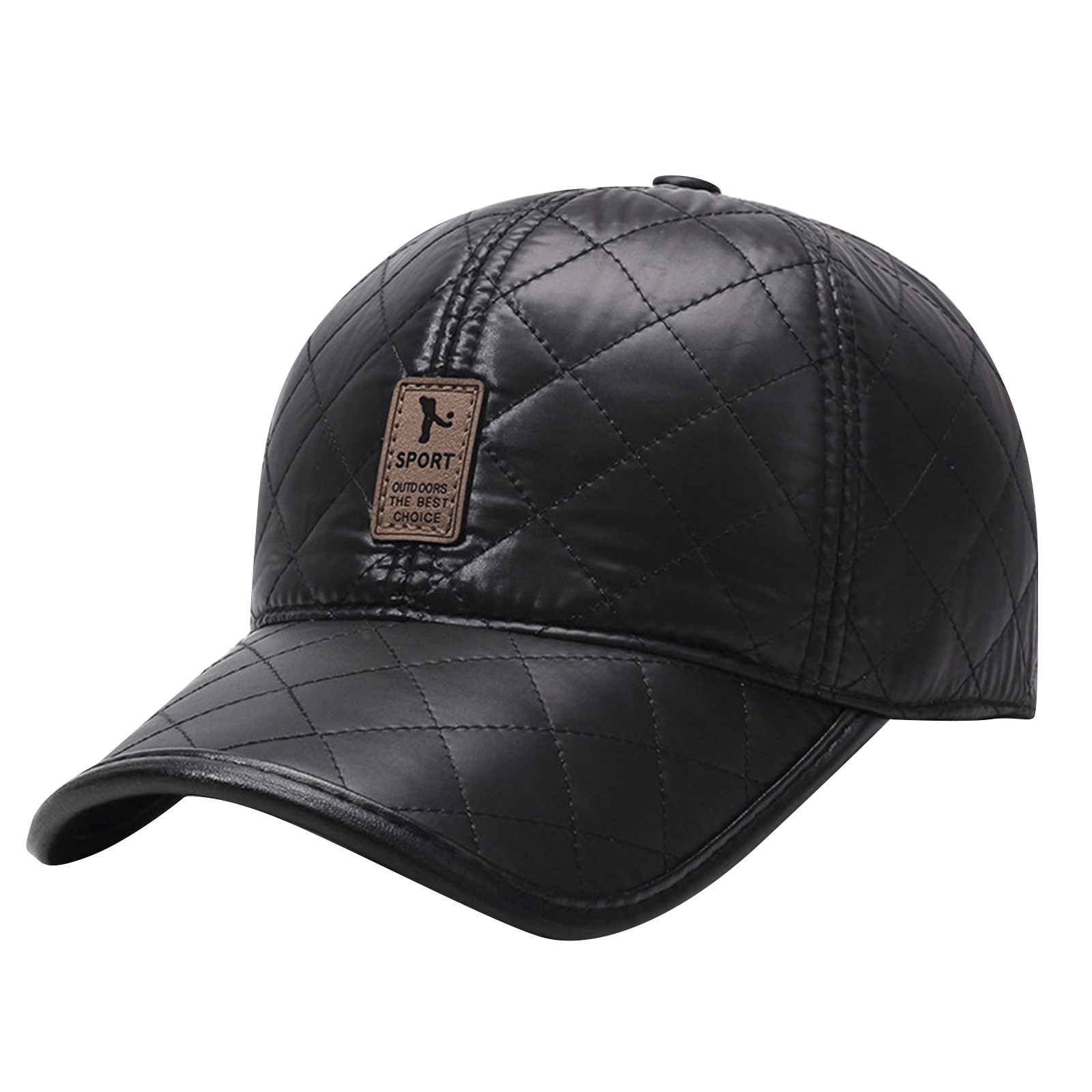 Winter Men PU Baseball Cap War - Winter Trapper Hat のレビューと価格