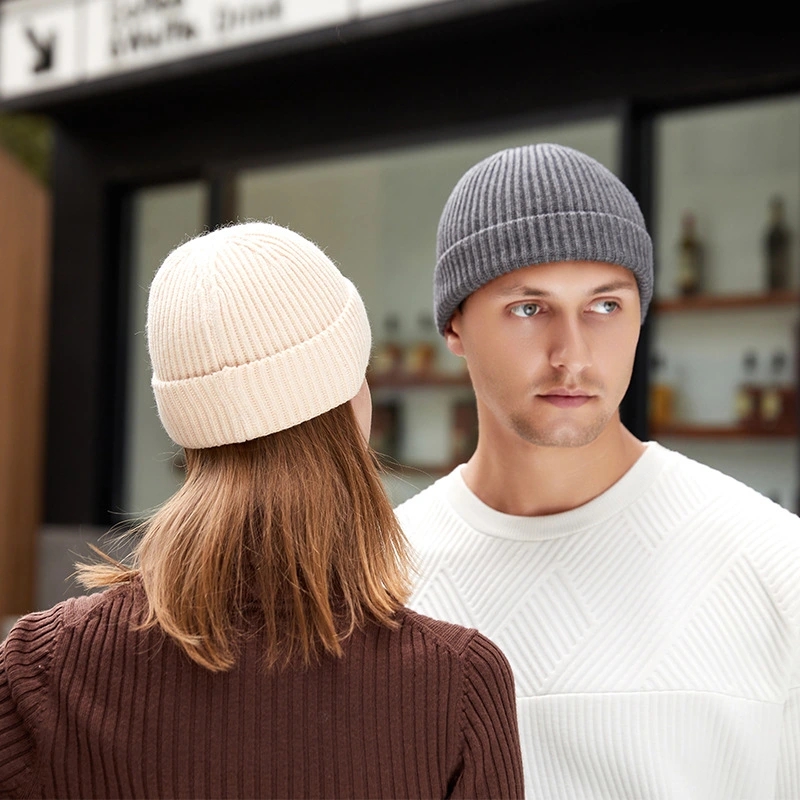 Winter Knitted Hat Warm Outdoo - Beanie Cuffed Knit のレビューと価格