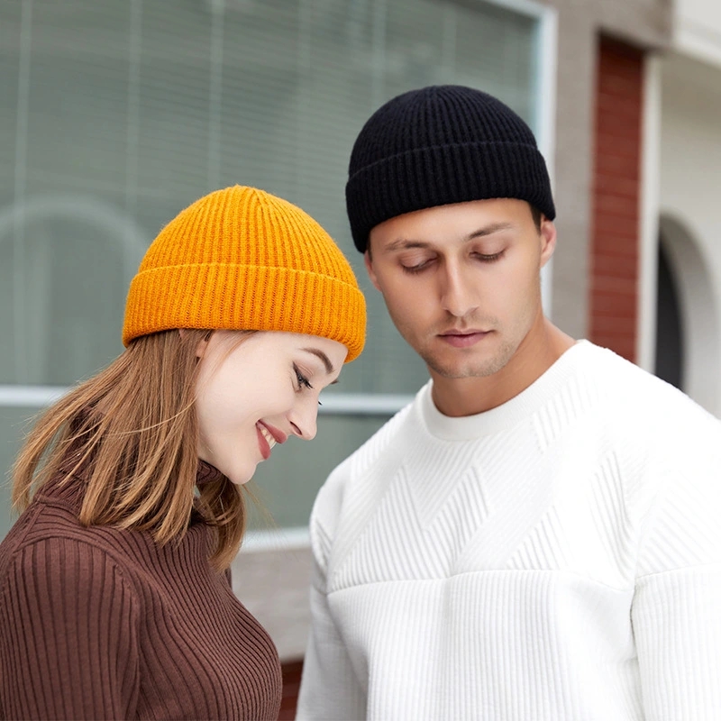 Winter Knitted Hat Warm Outdoo - Beanie Cuffed Knit のレビューと価格