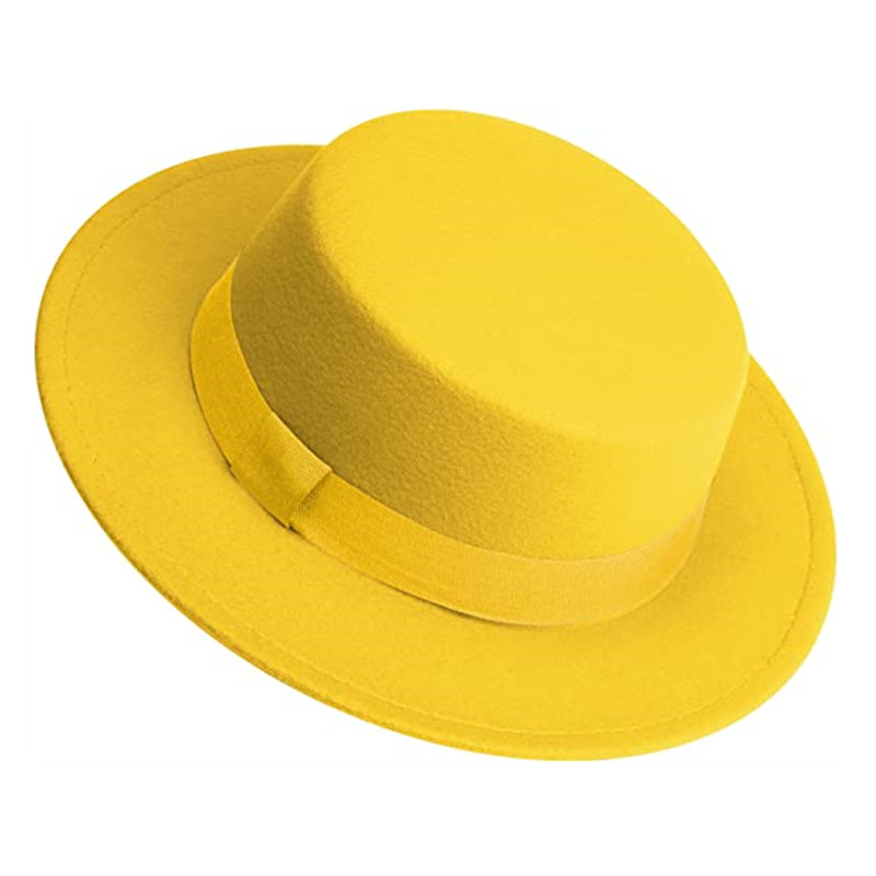 Men Women White Fedora Hat Fla - Fedora Hat Wool のレビューと価格