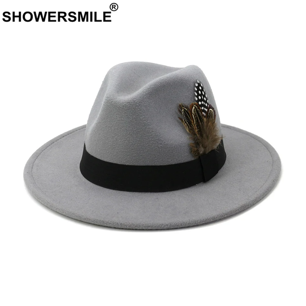 SHOWERSMILE Royal Blue Women M - Fedora Hat Wool のレビューと価格