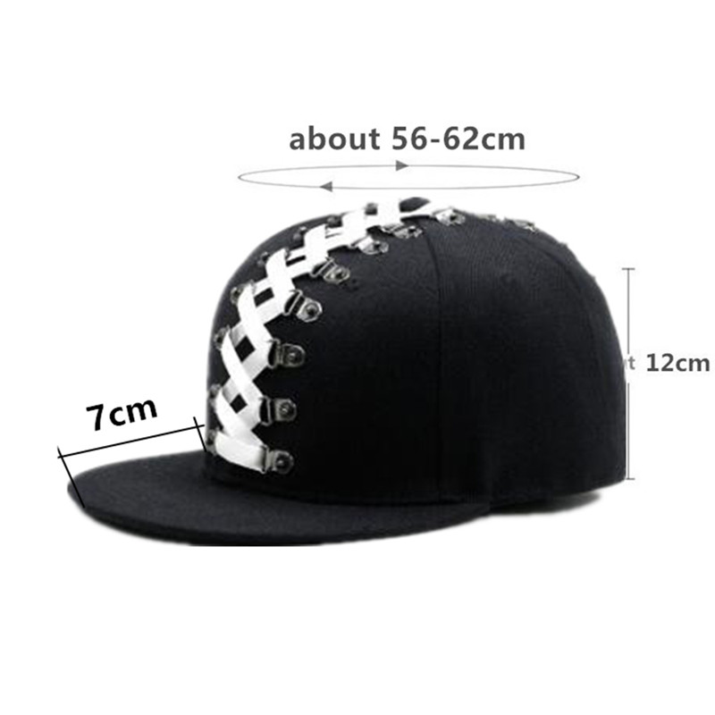 XdanqinX Novelty Punk Style Hi - Snapback Hat Flat のレビューと価格