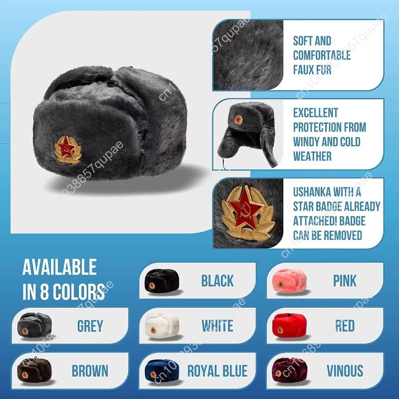 BELEON Ushanka Russian Fur Hat - Winter Trapper Hat のレビューと価格