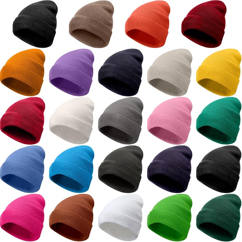 1pc Winter Warm Thick Beanie H - Beanie Cuffed Knit のレビューと価格