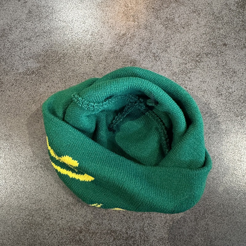 Tree Frog Print Beanie Men Wom - Beanie Cuffed Knit のレビューと価格