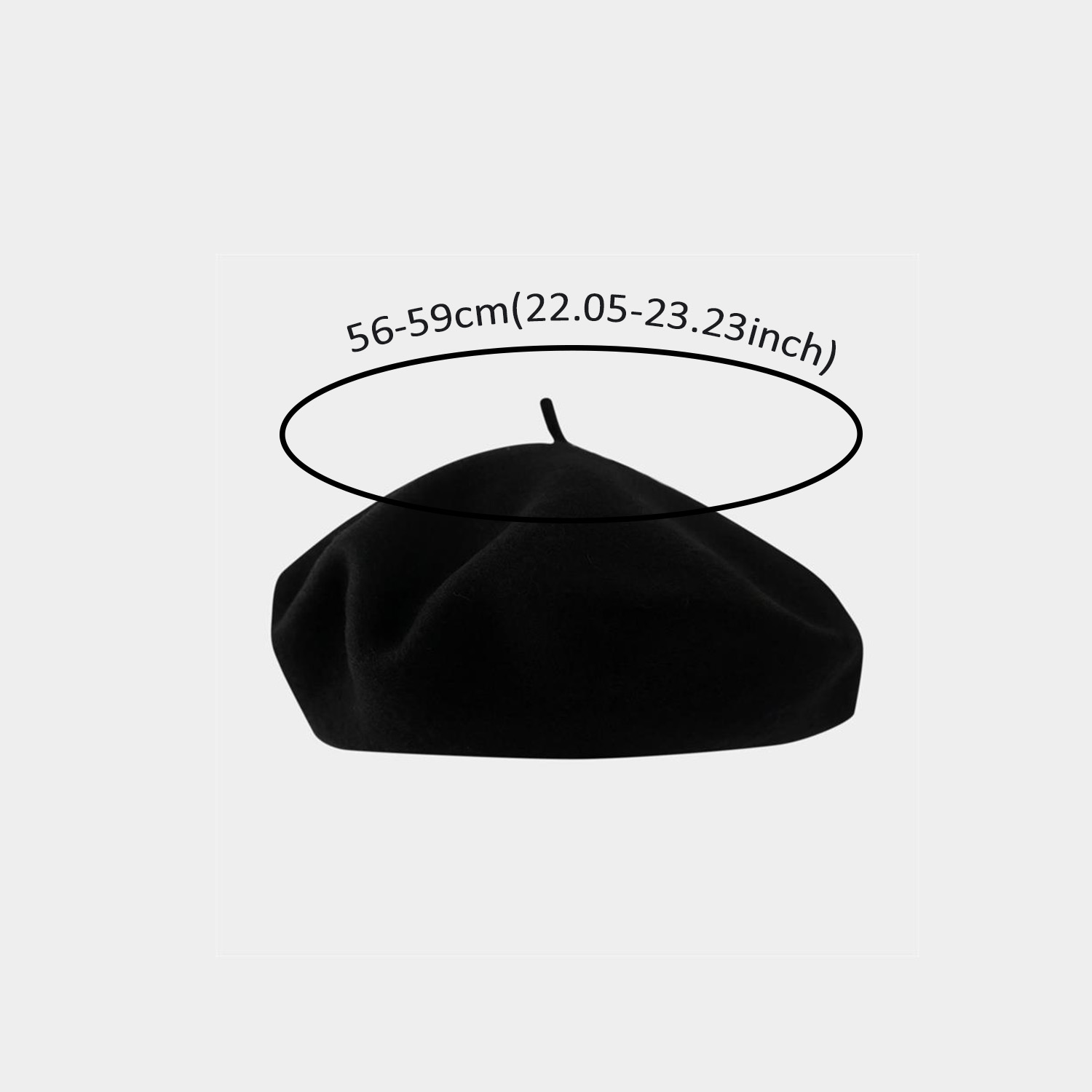 Big Size Beret Women  Large Be - Beret French Wool のレビューと価格