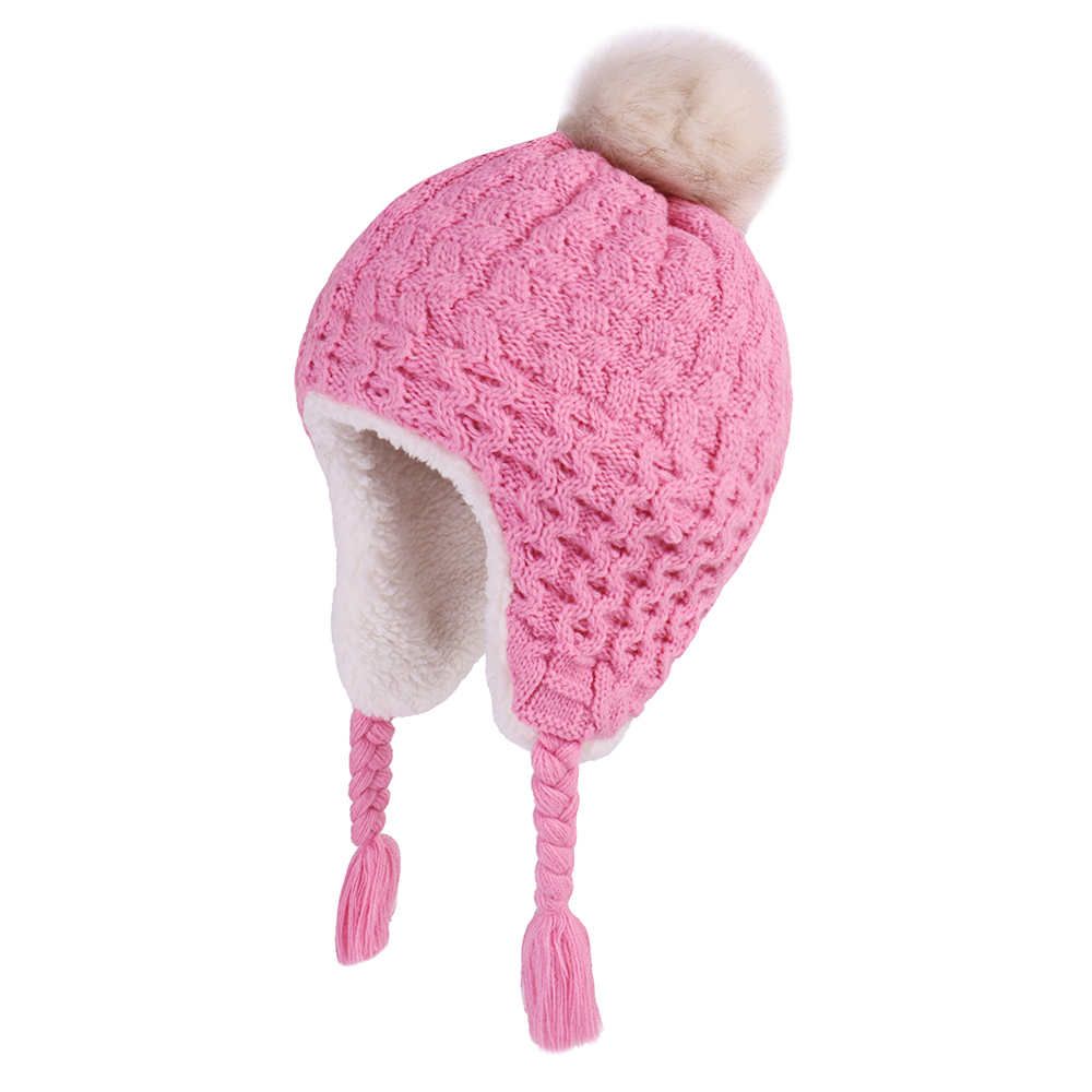 Baby Winter Knit Earflap Hats  - Trapper Hat Ear Flap のレビューと価格