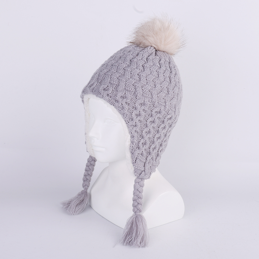 Baby Winter Knit Earflap Hats  - Trapper Hat Ear Flap のレビューと価格