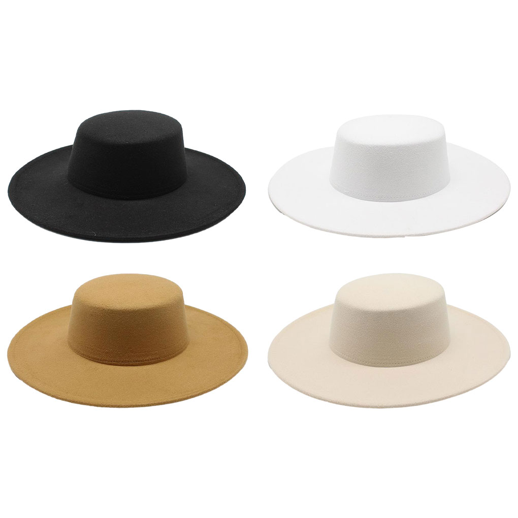 French Ladies Fedoras Top Bow  - Fedora Hat Wool のレビューと価格