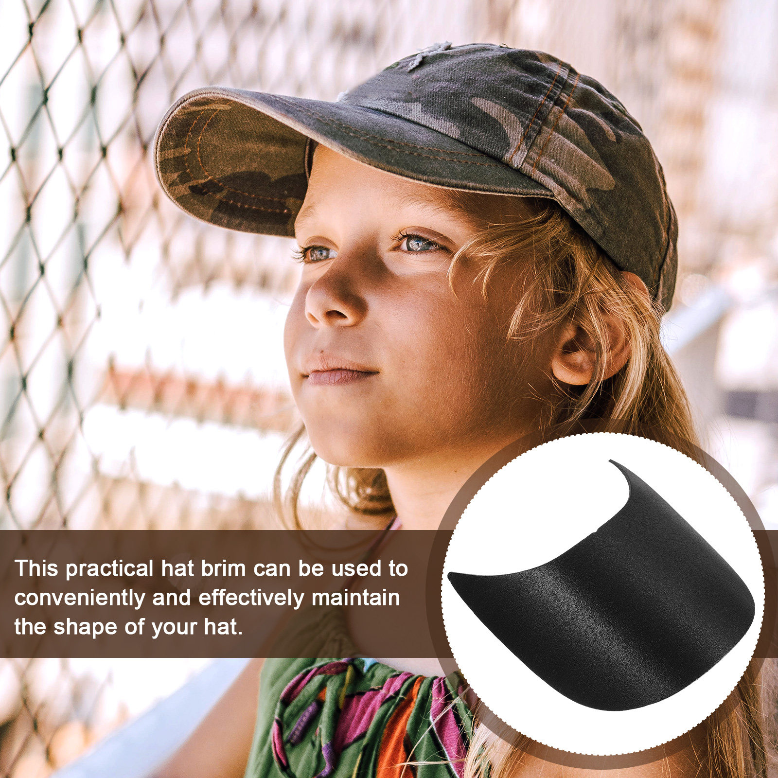 10Pcs Plastic Hat Brim Insert  - Visor Sun Hat のレビューと価格