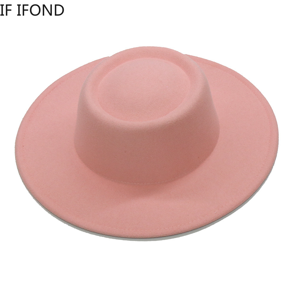 Fedora Hats Men Women 8.5CM Wi - Fedora Hat Wool のレビューと価格