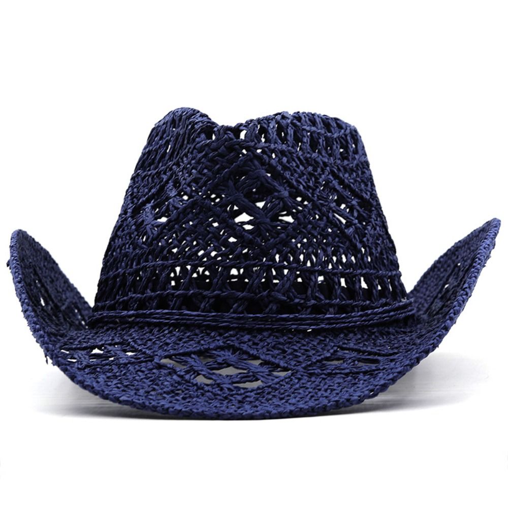 Vintage Wide Brim Hollow Straw - Cowboy Hat Straw のレビューと価格