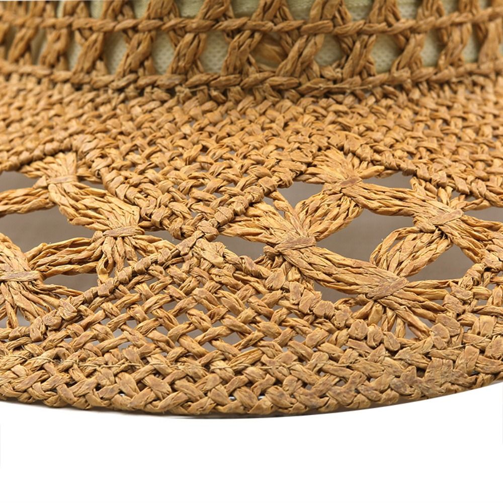 Vintage Wide Brim Hollow Straw - Cowboy Hat Straw のレビューと価格