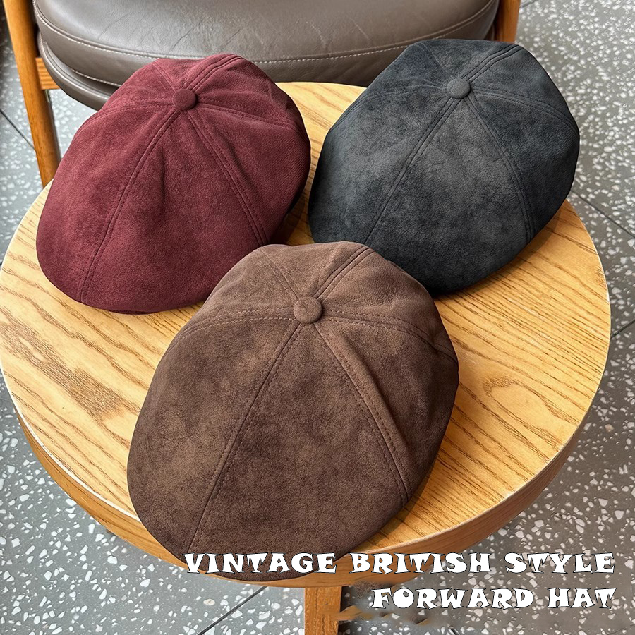 Vintage Suede Newsboy Cap Men  - Newsboy Cap Ivy のレビューと価格