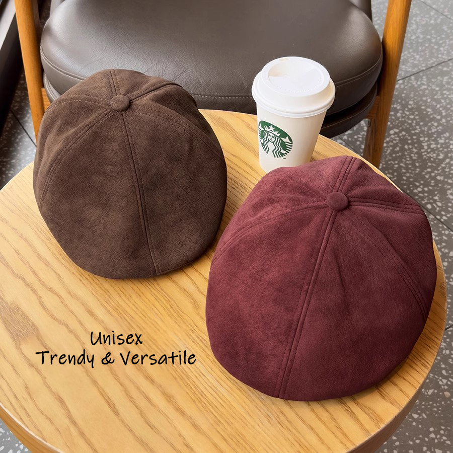 Vintage Suede Newsboy Cap Men  - Newsboy Cap Ivy のレビューと価格