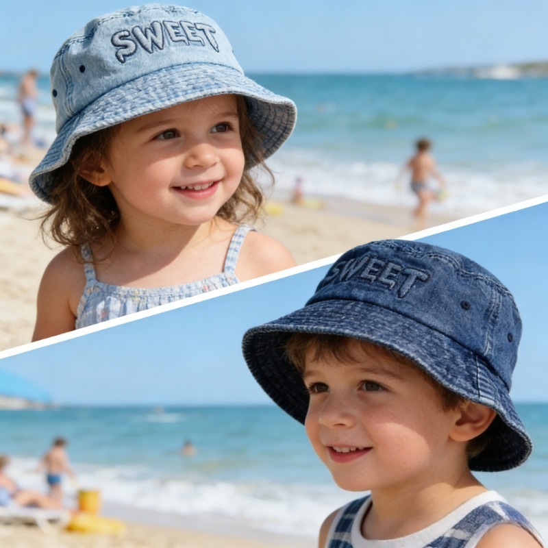 Japanese Retro Kids Bucket Hat - Bucket Hat Cotton のレビューと価格
