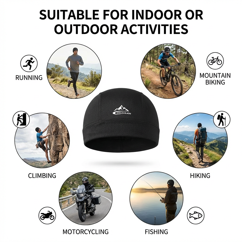 Quick-Dry Breathable Skull Cap - Skull Cap Helmet Liner のレビューと価格