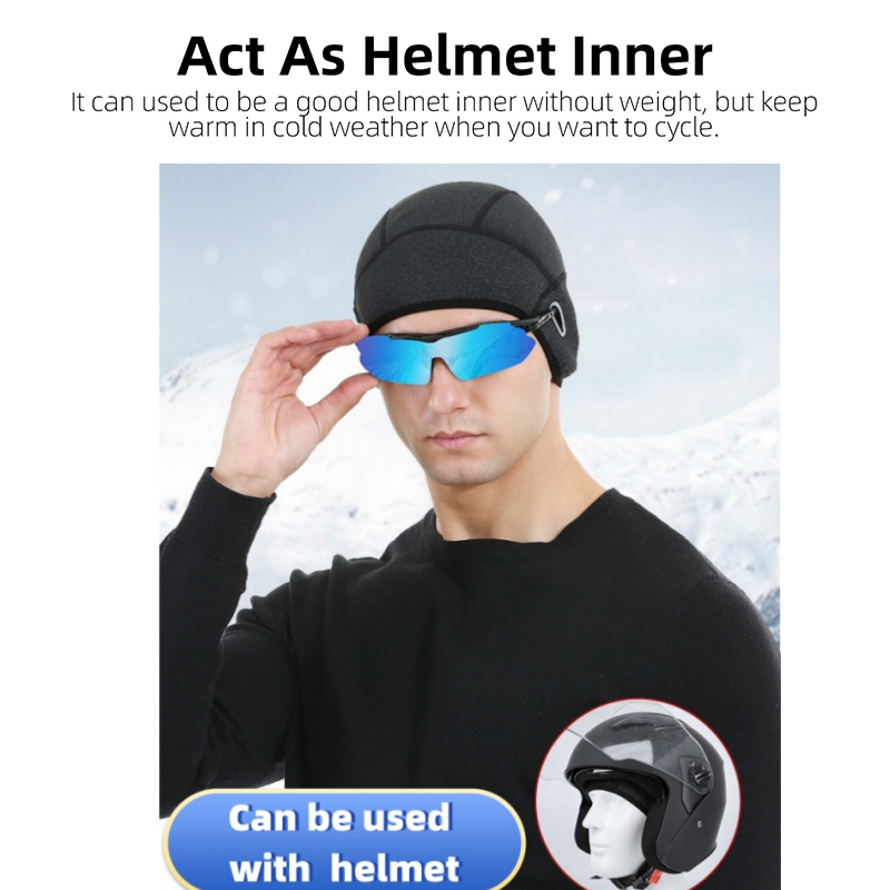 Winter Cycling Warm Cap MTB He - Skull Cap Helmet Liner のレビューと価格