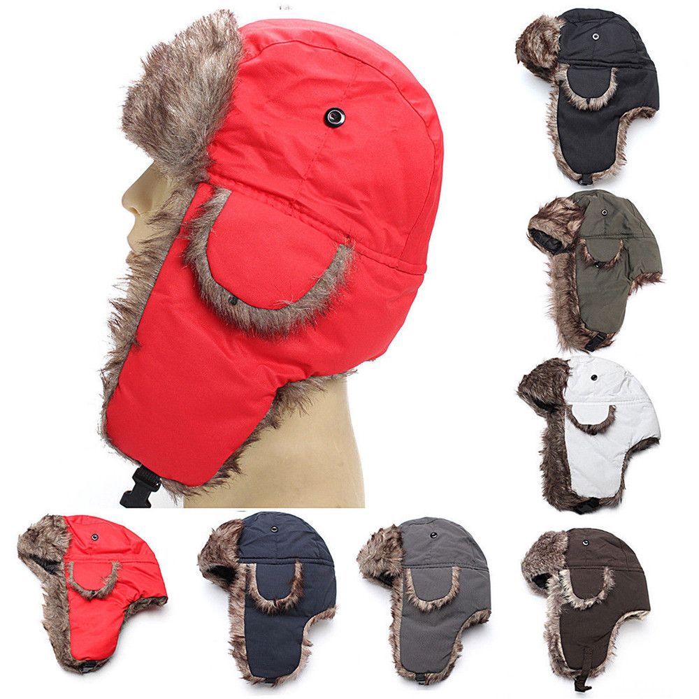 Warm Winter Fur Earflap Ski Ha - Winter Trapper Hat のレビューと価格