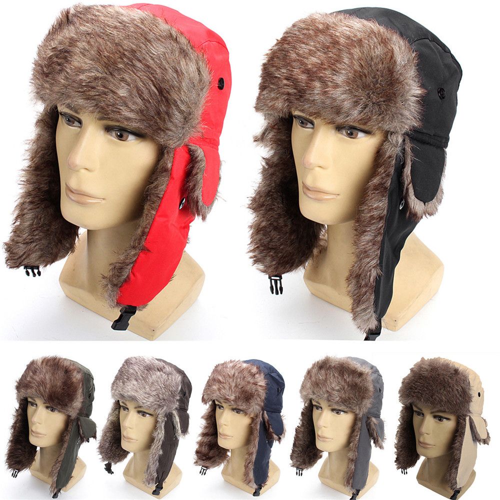 Warm Winter Fur Earflap Ski Ha - Winter Trapper Hat のレビューと価格