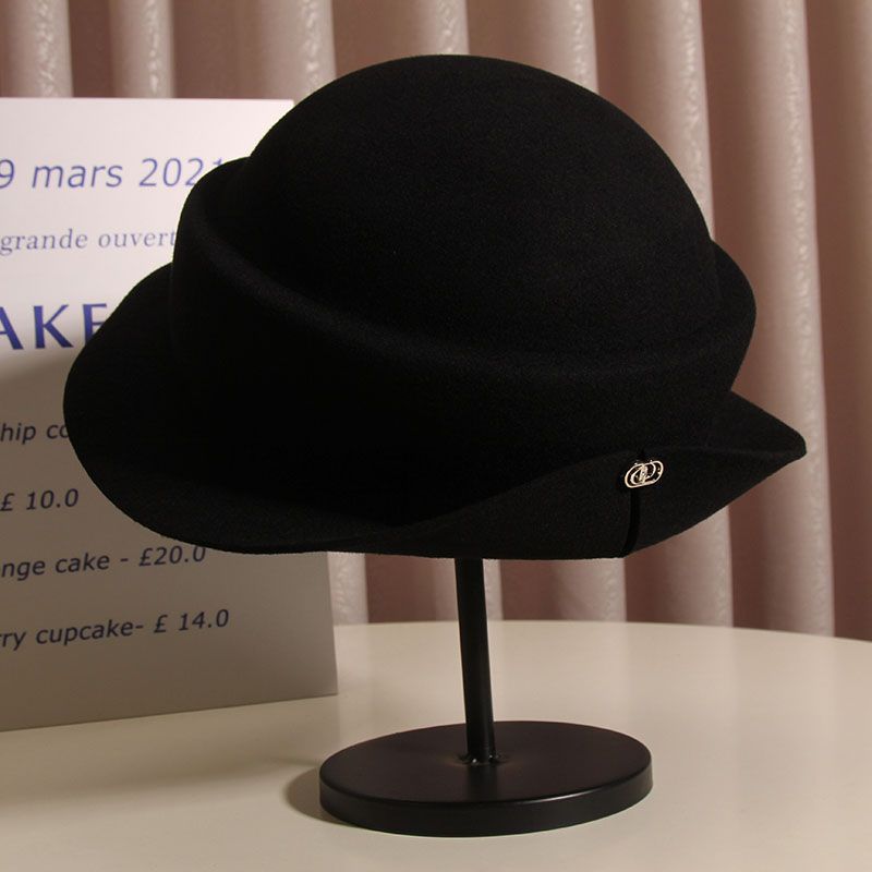 Wool Felt Sun Hats Round Top K - Fedora Hat Wool のレビューと価格