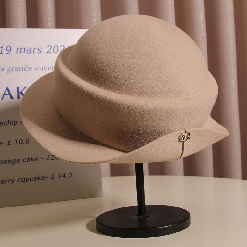 Wool Felt Sun Hats Round Top K - Fedora Hat Wool のレビューと価格