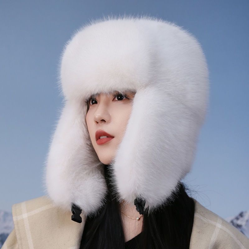 2025 New Winter Women Faux Fur - Winter Trapper Hat のレビューと価格