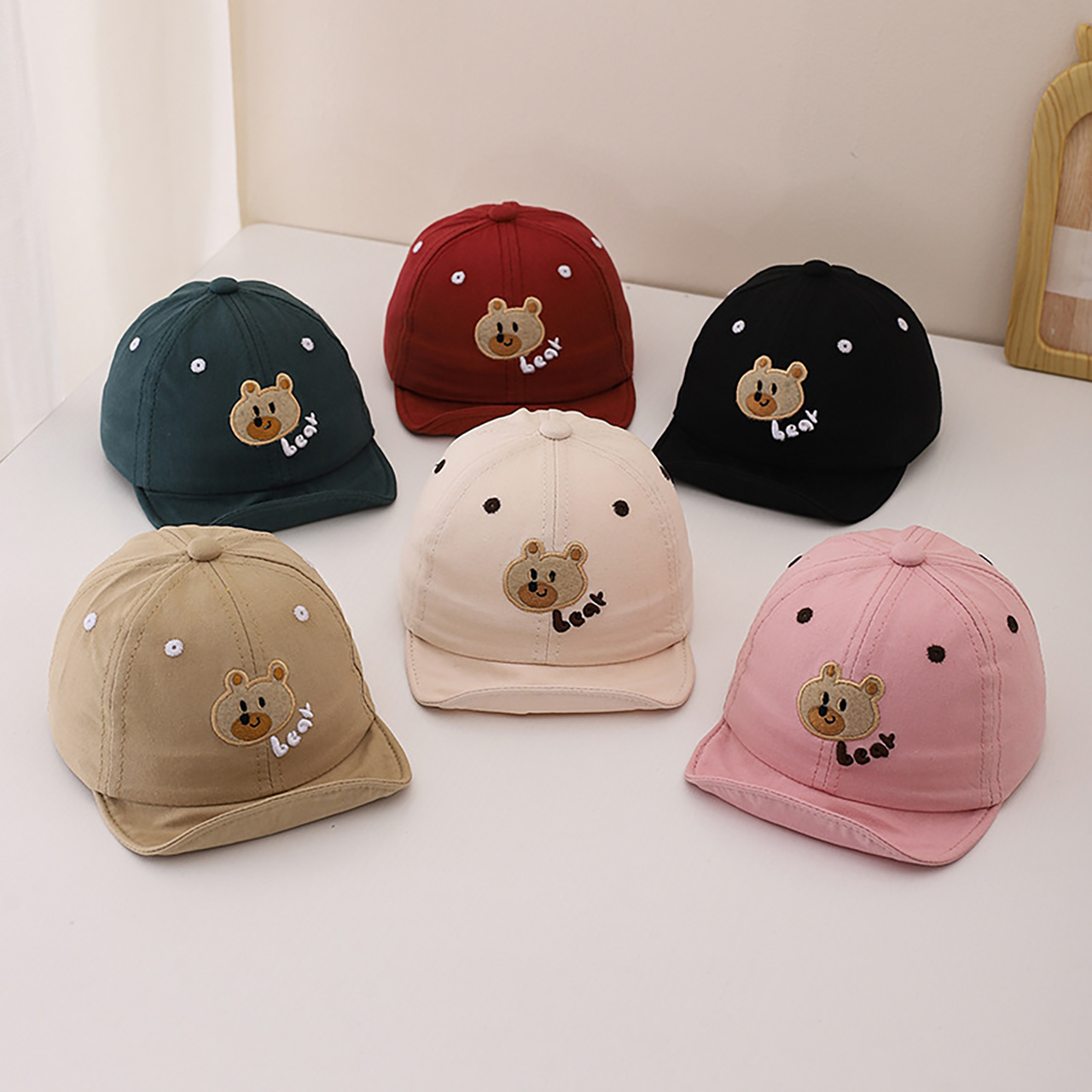 Cute Baby Peaked Hat Soft Brim - Visor Sun Hat のレビューと価格