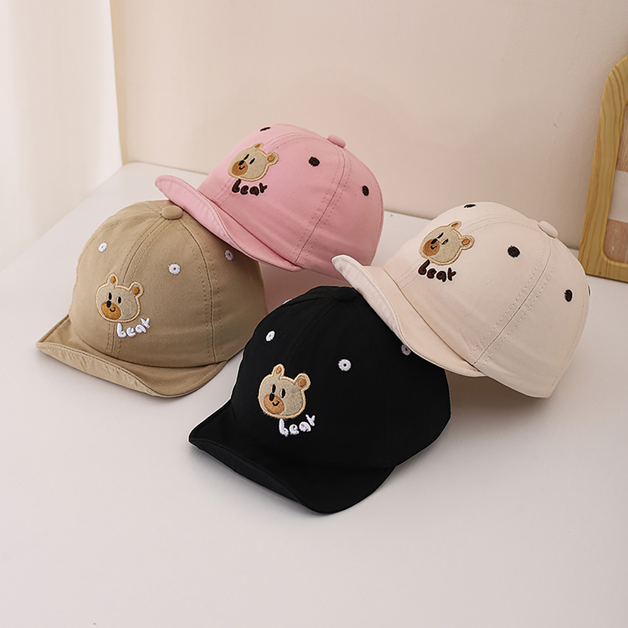 Cute Baby Peaked Hat Soft Brim - Visor Sun Hat のレビューと価格