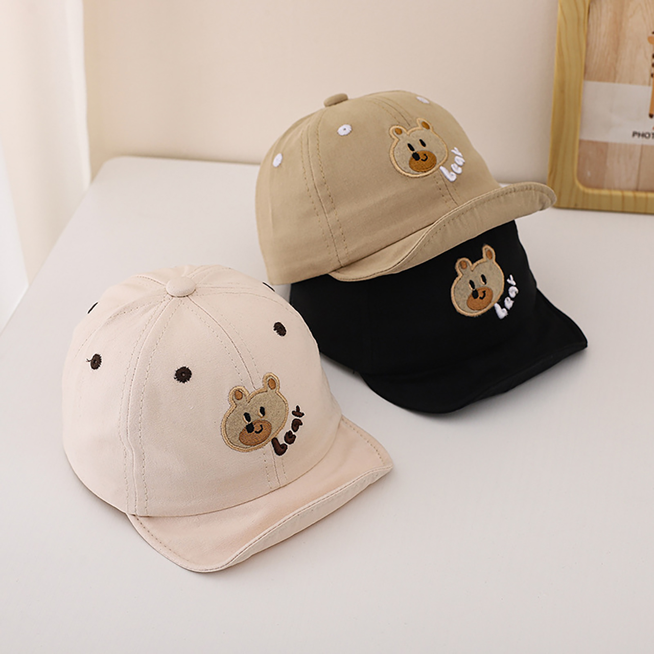 Cute Baby Peaked Hat Soft Brim - Visor Sun Hat のレビューと価格