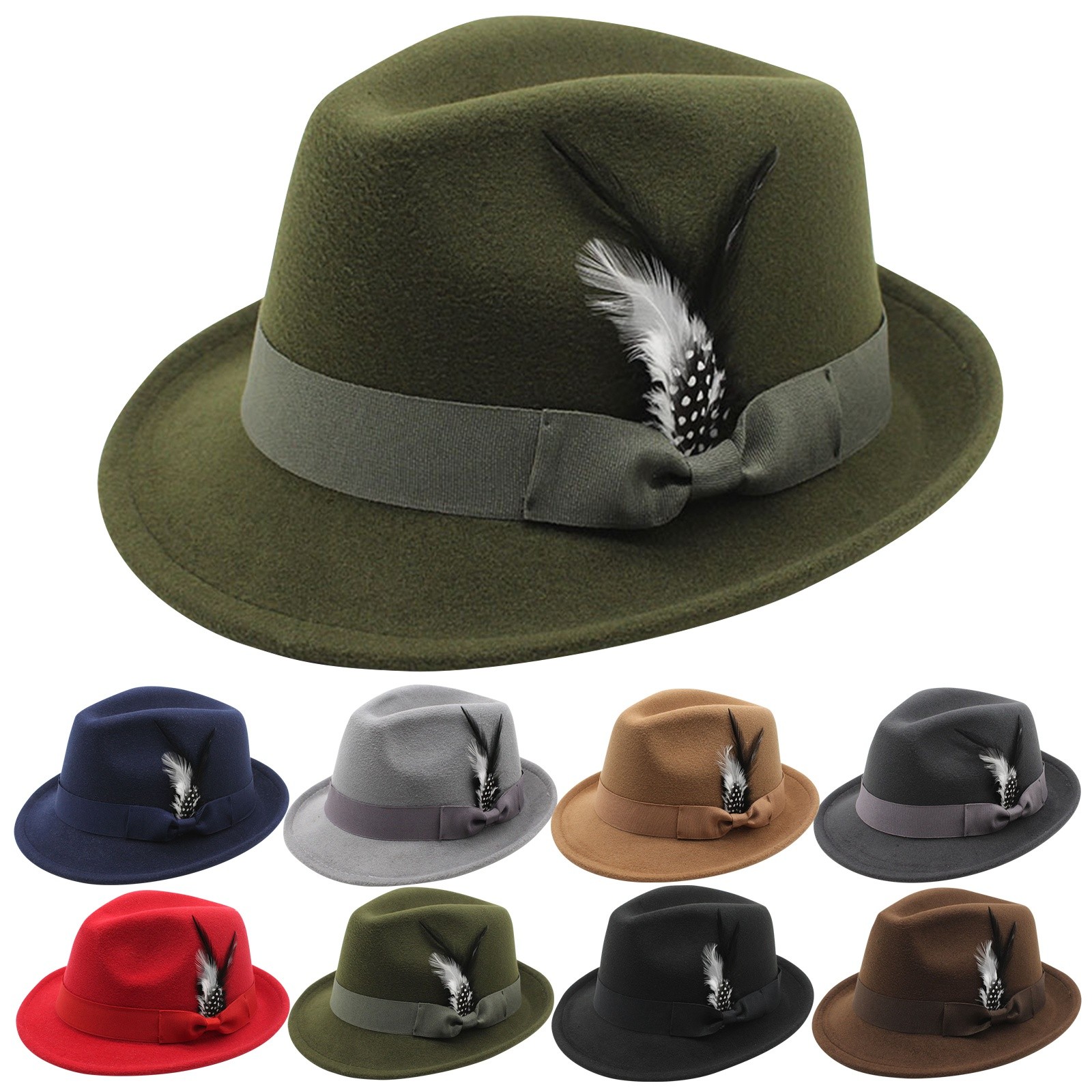 Vintage Fedora Hat Women Men T - Fedora Hat Wool のレビューと価格