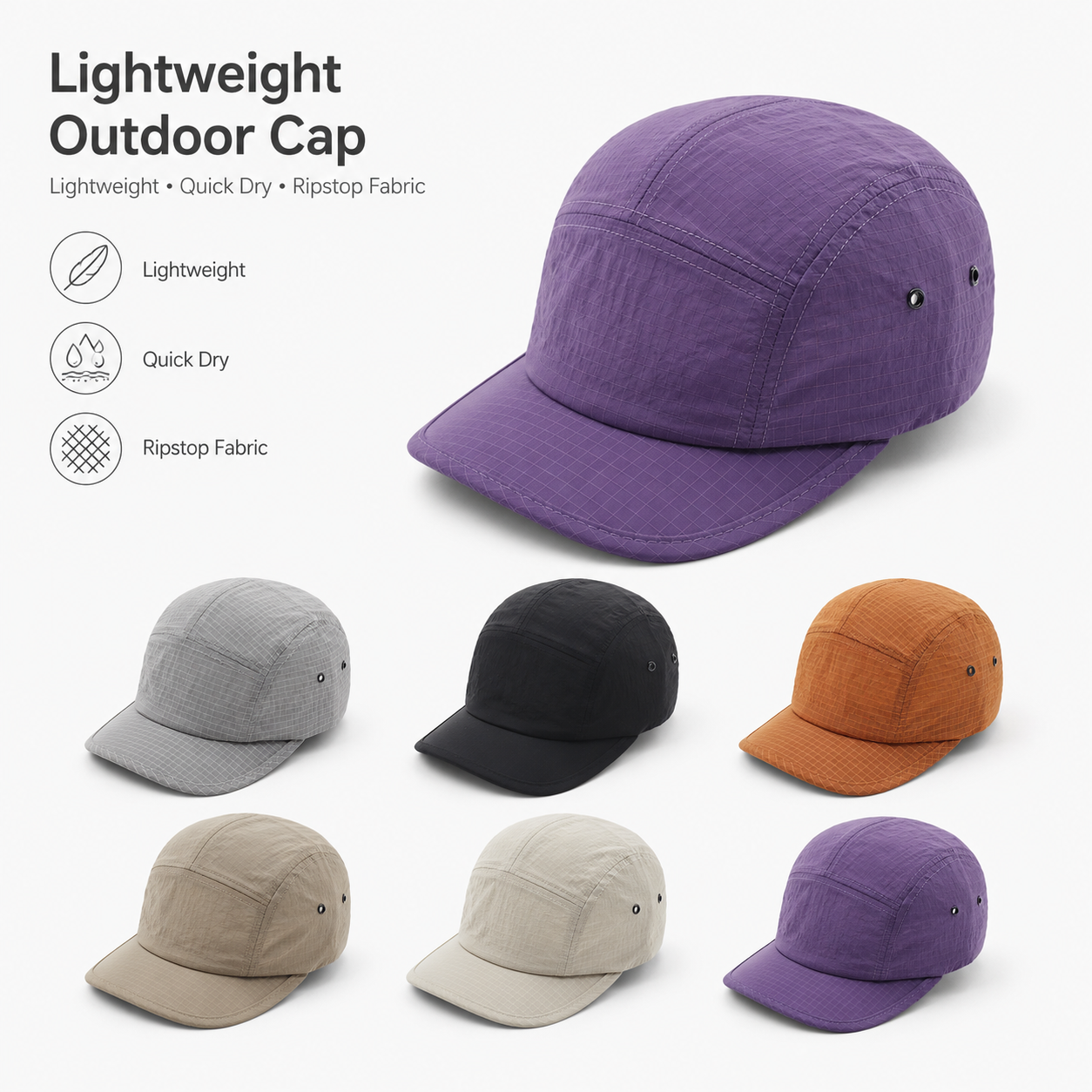 Blank 5 Panel Cap Solid Color  - Corduroy Cap 5 Panel のレビューと価格