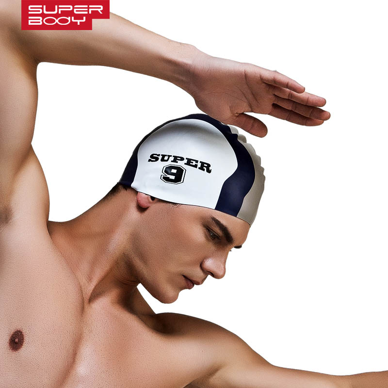 Summer water man swimming caps - Swim Hat Silicone のレビューと価格
