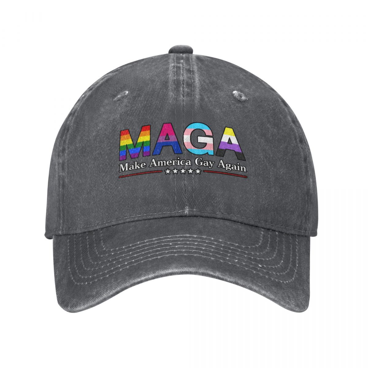 MAGA: Make America Gay Again w - Baseball Cap Structured のレビューと価格