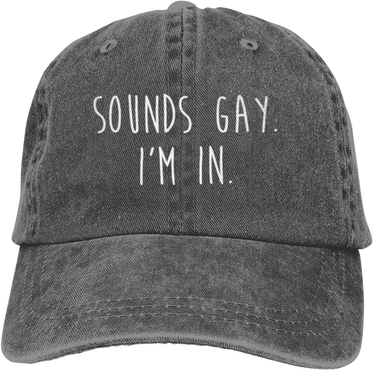Hat Funny Gay Sounds Gay I'm i - Golf Cap Dad のレビューと価格