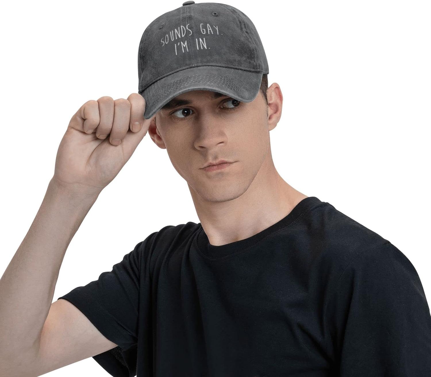 Hat Funny Gay Sounds Gay I'm i - Golf Cap Dad のレビューと価格