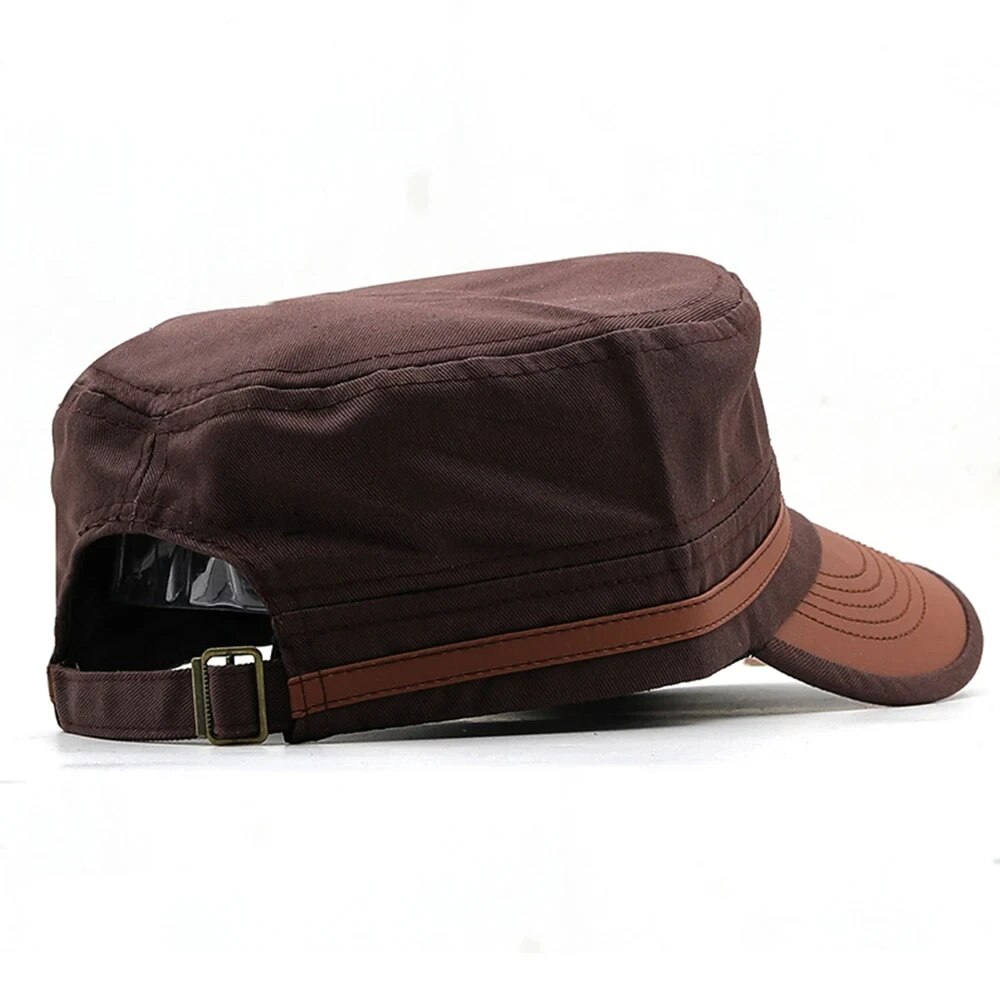Casual Cadet Hat Man Flat Top  - Dad Hat Cotton のレビューと価格
