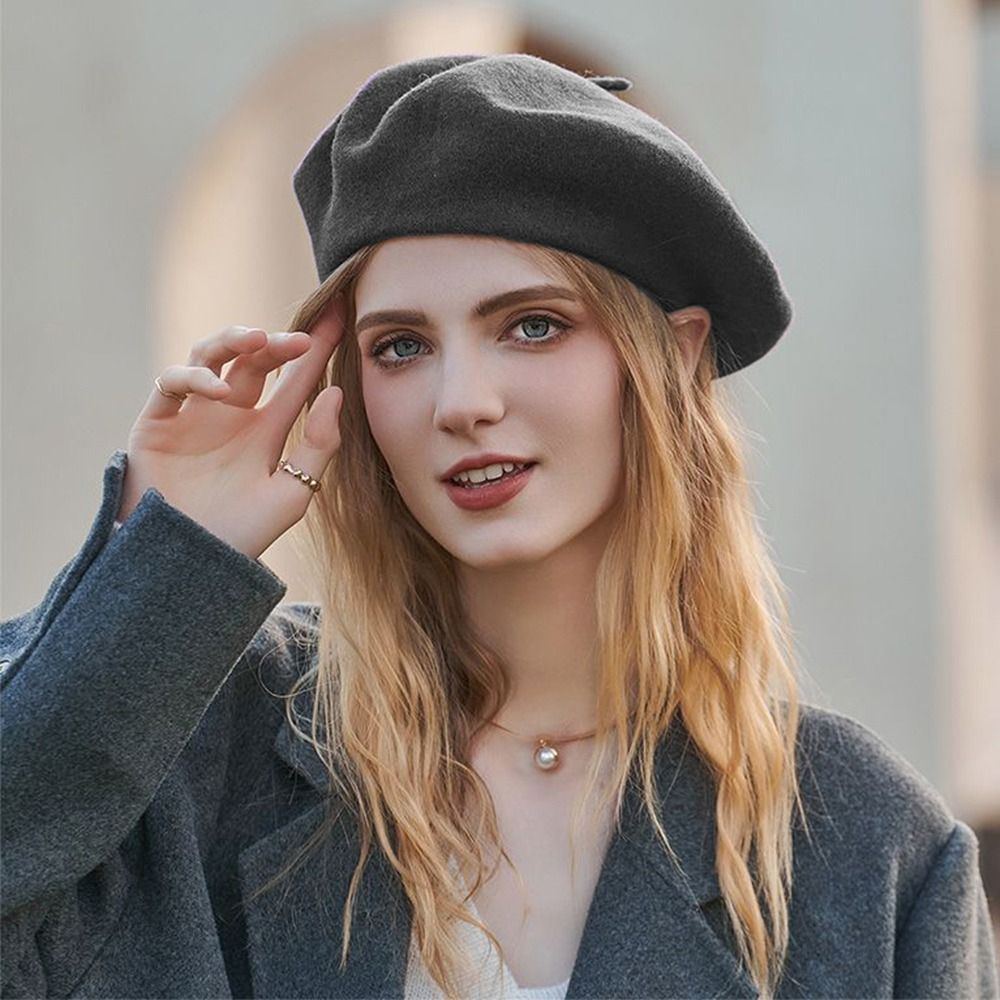 Fashion Warm Winter Wool Beret - Beret French Wool のレビューと価格
