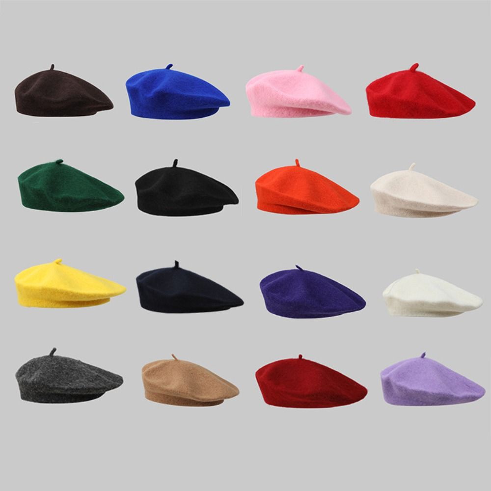 Fashion Warm Winter Wool Beret - Beret French Wool のレビューと価格