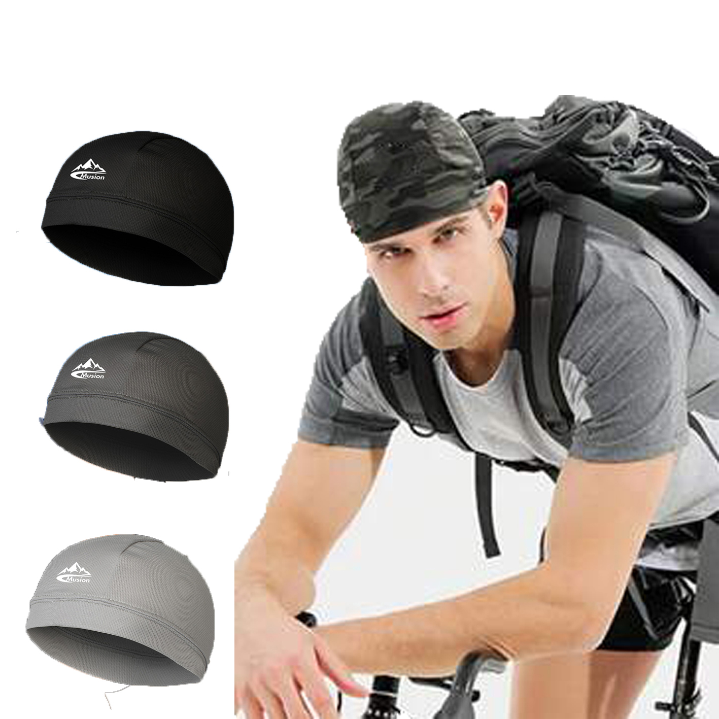 Musion Beanie Cap Bonnet for M - Skull Cap Helmet Liner のレビューと価格