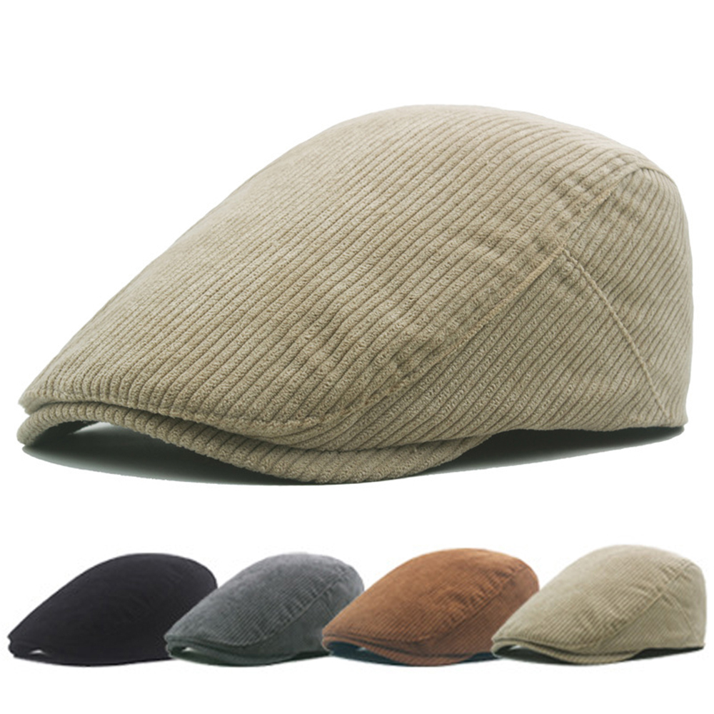 New Beret Corduroy Ivy Cap Hat - Newsboy Cap Ivy のレビューと価格
