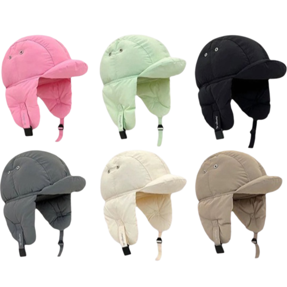 Solid Color Padded Bomber Hats - Trapper Hat Ear Flap のレビューと価格